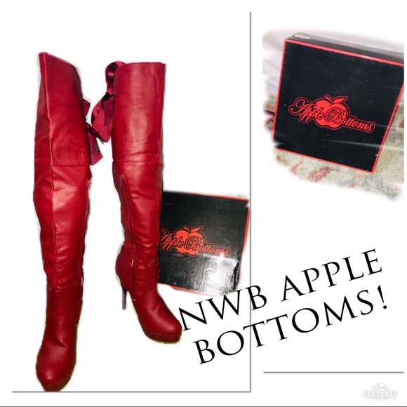 Apple Bottoms Shoes - ‼️🔥NWB APPLE BOTTOM OVER THE KNEE BOOTS!!🔥‼️